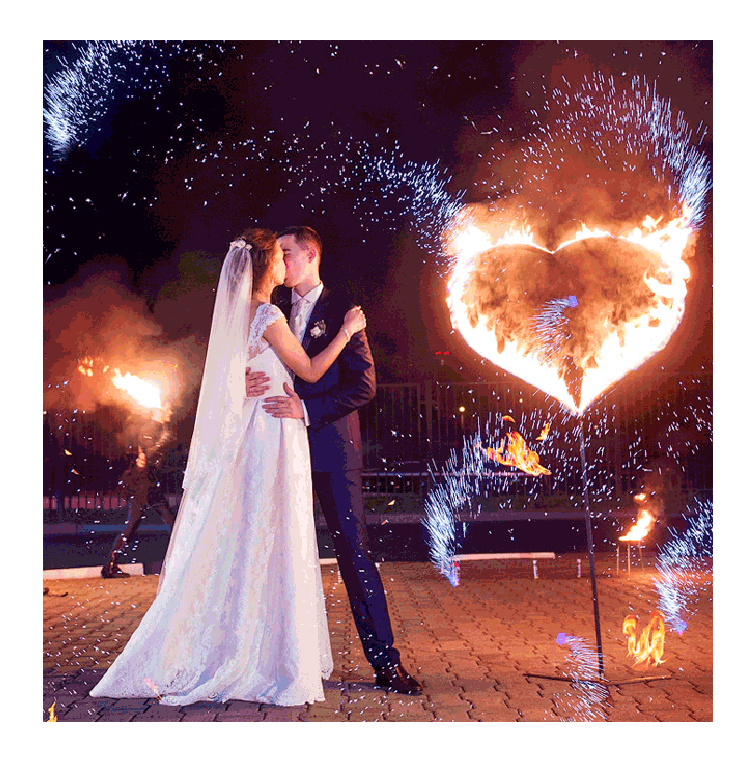 Организация пиротехнического шоу на свадьбу  Суздаль | suzdal.salutsklad.ru