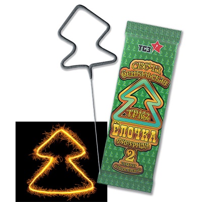 Елочка Бенгальские огни фигурные купить в Суздале | suzdal.salutsklad.ru