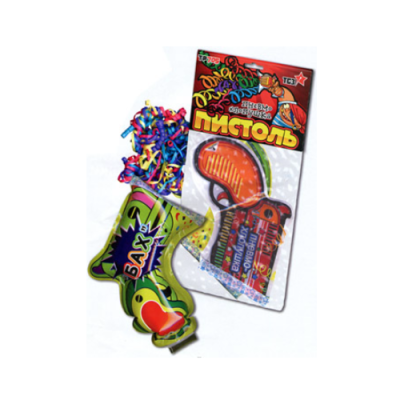 Пистоль Надувная хлопушка купить в Суздале | suzdal.salutsklad.ru