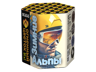 Зимние Альпы Батарея салютов купить в Суздале | suzdal.salutsklad.ru