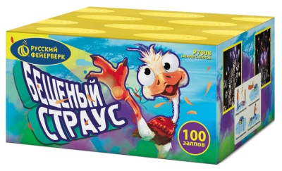 Бешеный страус Батарея салютов купить в Суздале | suzdal.salutsklad.ru