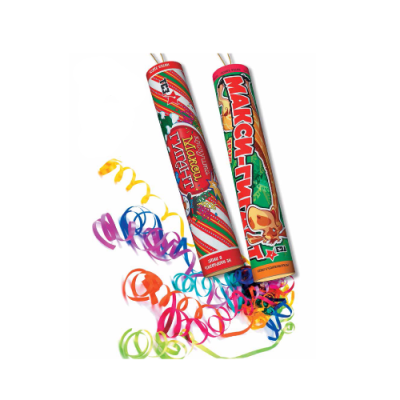 Макси-Гигант с серпантином Хлопушки купить в Суздале | suzdal.salutsklad.ru