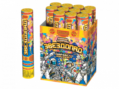 Звездопад 30 Пневматическая хлопушка купить в Суздале | suzdal.salutsklad.ru